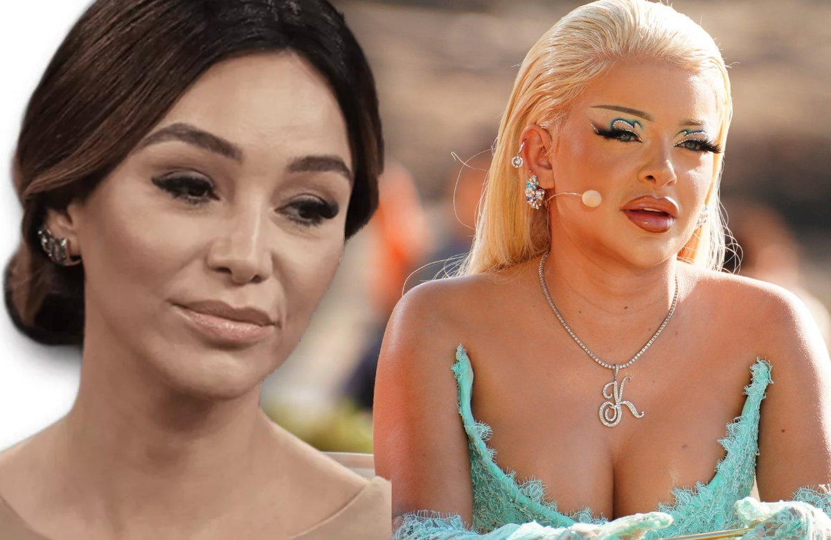 Verona Pooth und Katja Krasavice Fotomontage