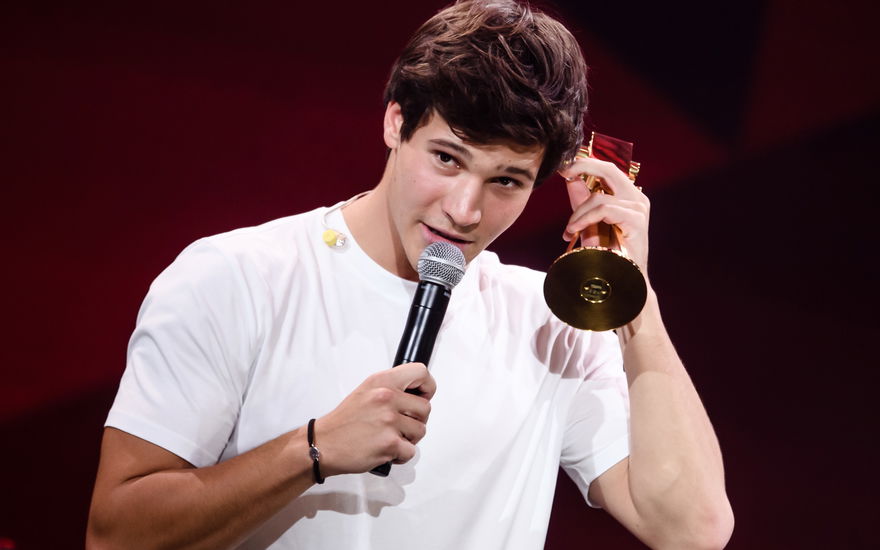 Wincent Weiss als Preisträger der Goldenen Kamera Digital Awards, 2019