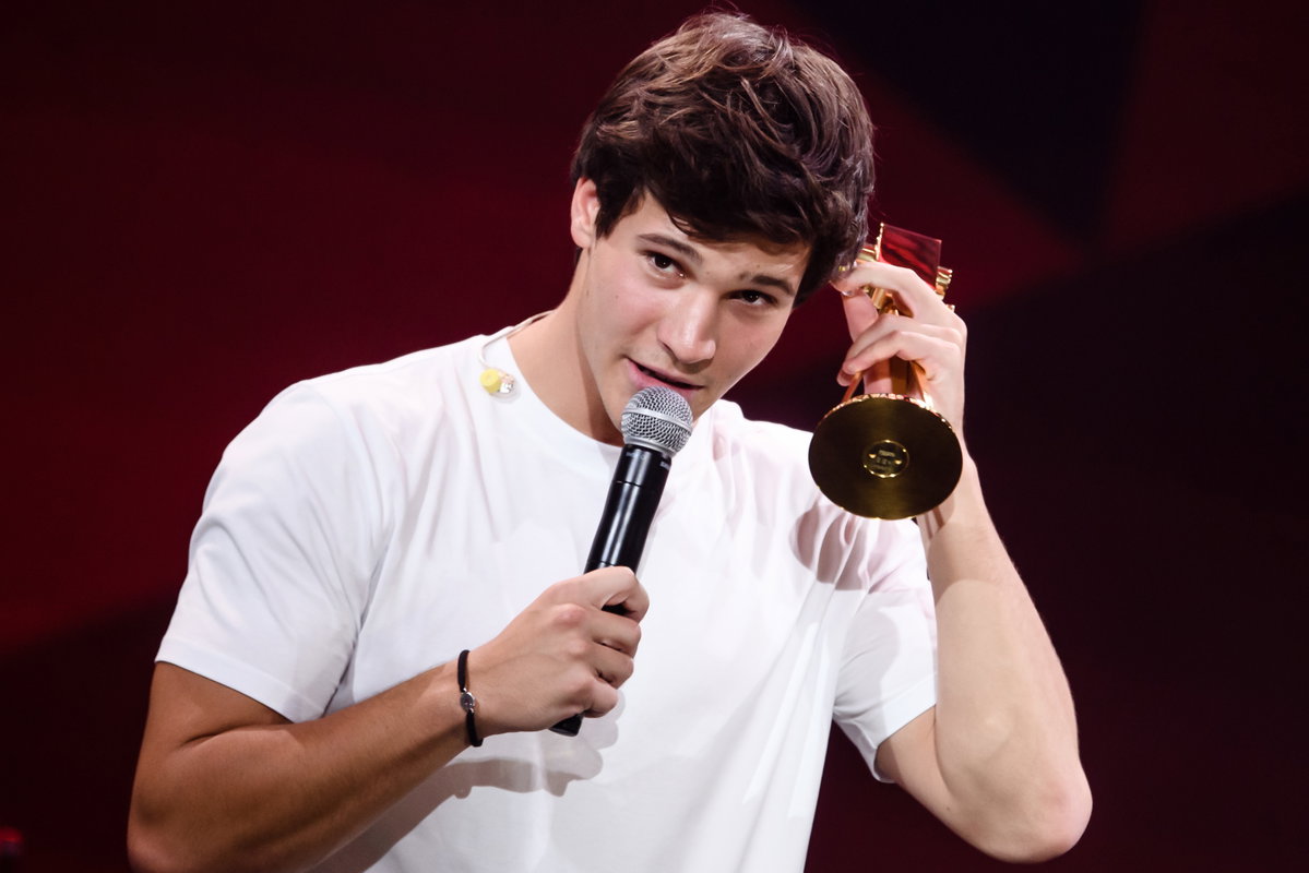 Wincent Weiss als Preisträger der Goldenen Kamera Digital Awards, 2019