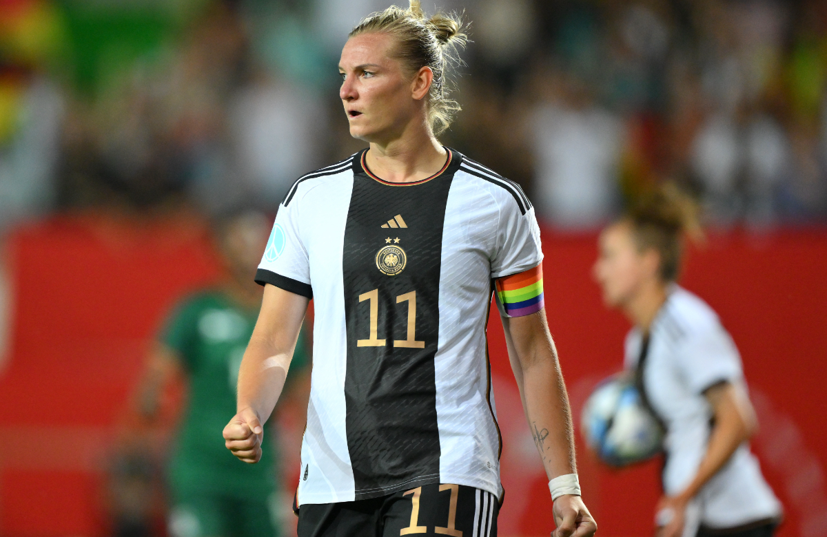 Alexandra Popp beim WM-Auftakt 2023