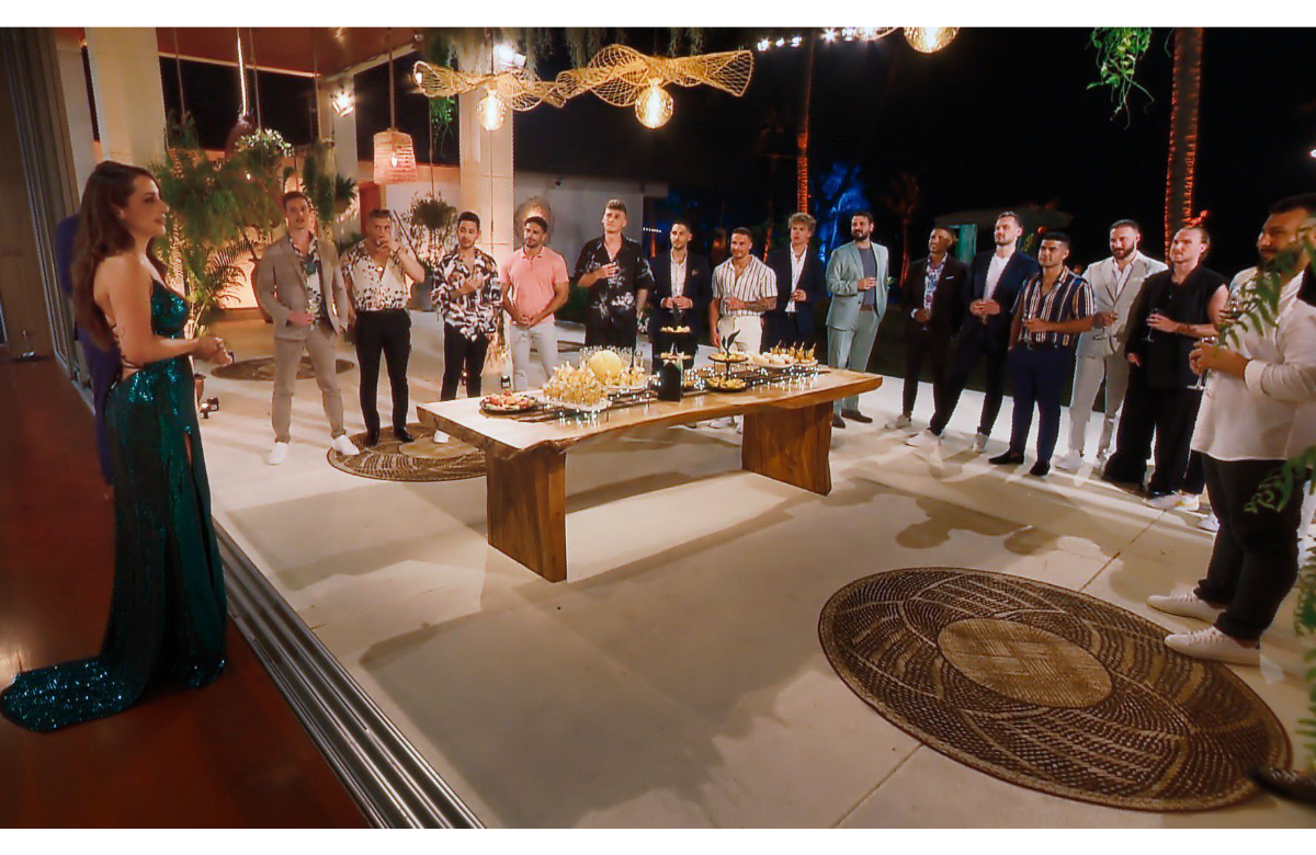 "Die Bachelorette" 2023 Jennifer Saro mit allen Kandidaten in der Nacht der Rosen
