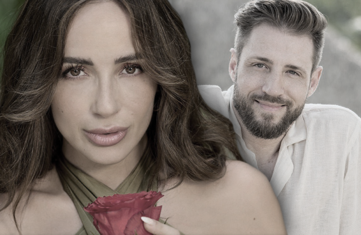 "Bachelorette" 2023 Jennifer Saro, im Hintergrund Julian