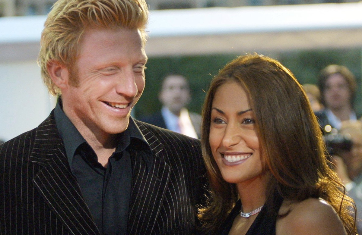 Patrice Farameh und Boris Becker glücklich