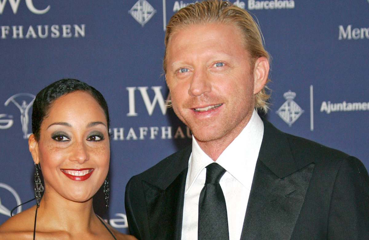 Caroline Rocher und Boris Becker glüklich