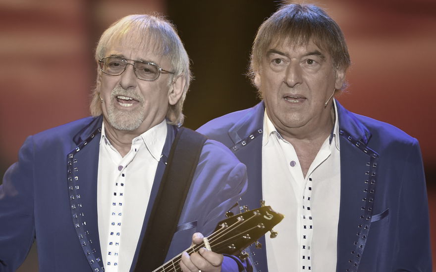 Die Amigos singen auf der Bühne