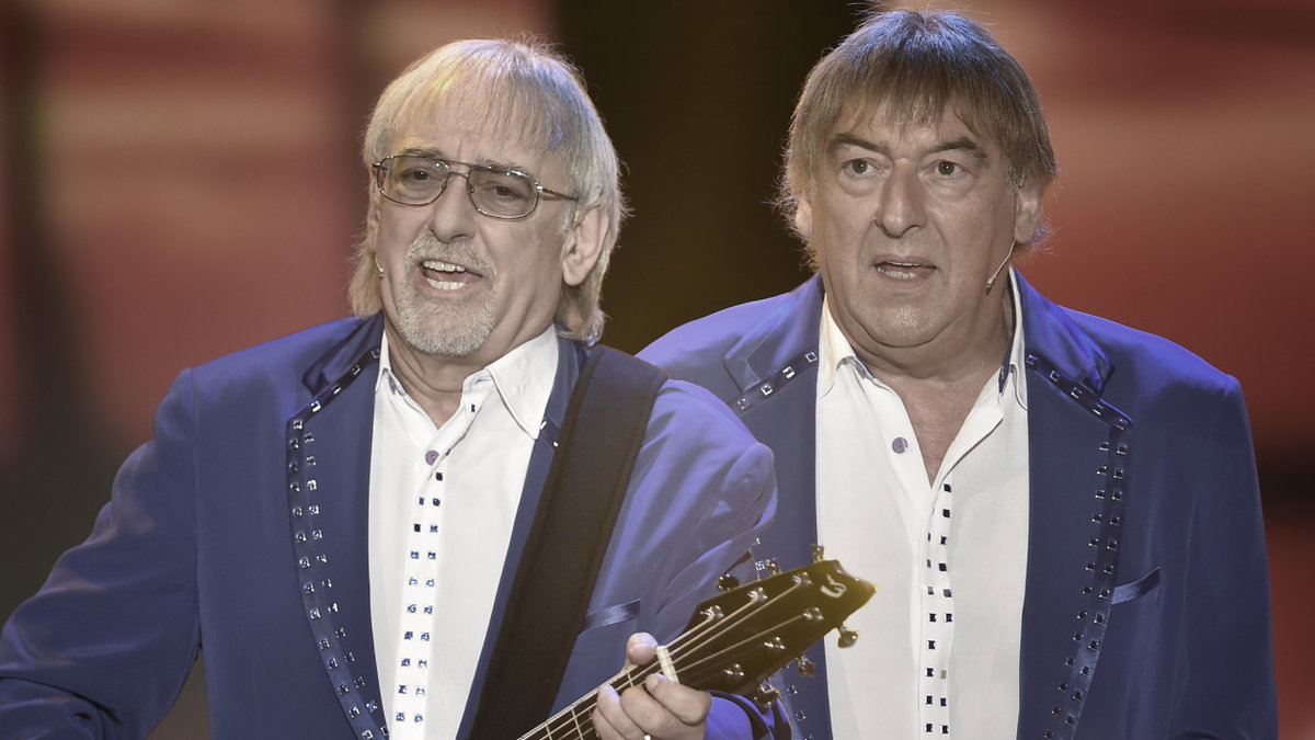 Die Amigos singen auf der Bühne
