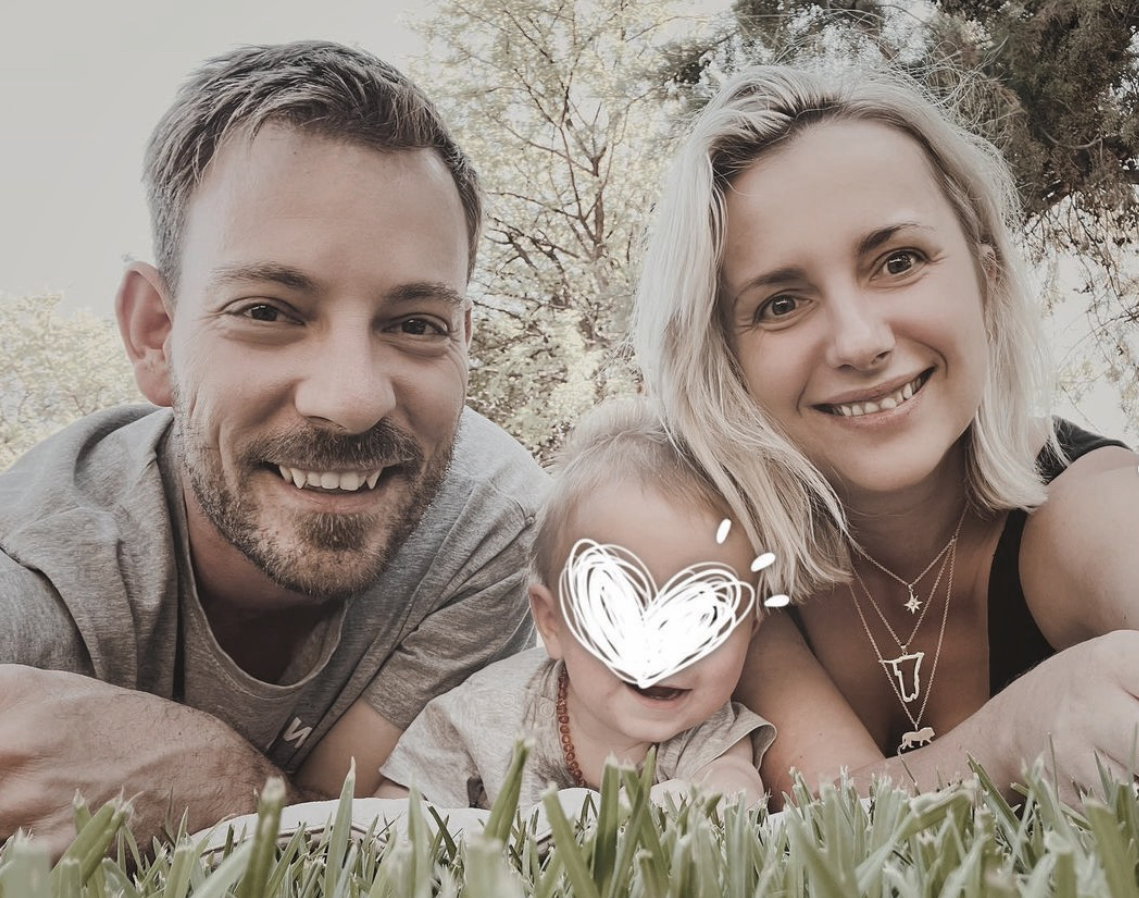 Gerald und Anna Heiser mit ihrem Sohn