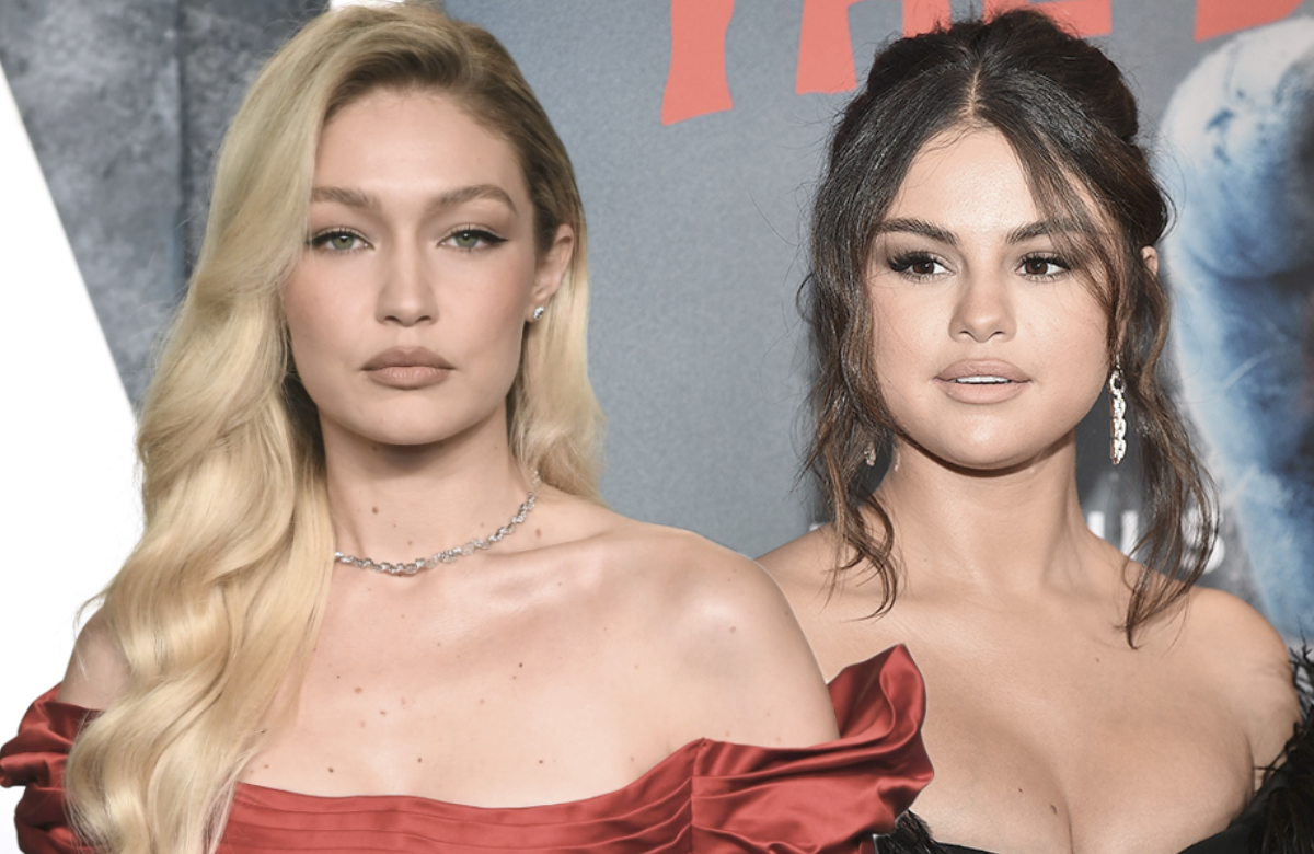 Selena Gomez und Gigi Hadid ernst
