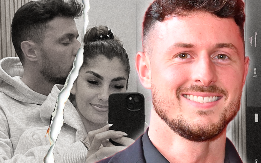 Jannik Kontalis & Yeliz Koc zusammen, Jannik Kontalis lächelt