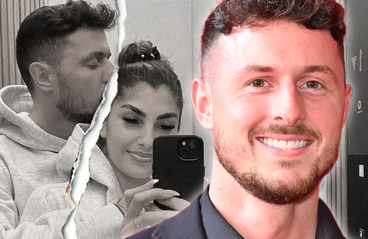 Jannik Kontalis & Yeliz Koc zusammen, Jannik Kontalis lächelt