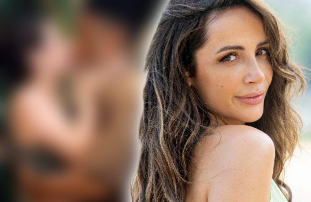 Jennifer Saro küsst einen Bachelorette-Kandidaten