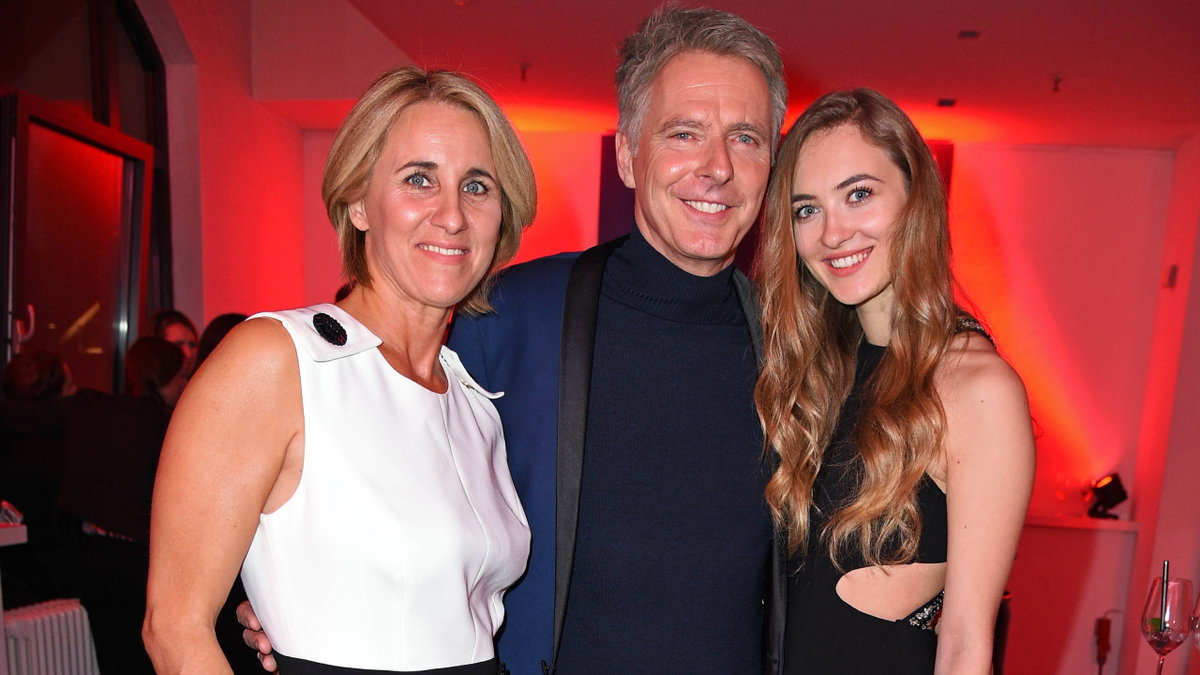 Jörg Pilawa mit Noch-Ehefrau Irina und Tochter Emmy