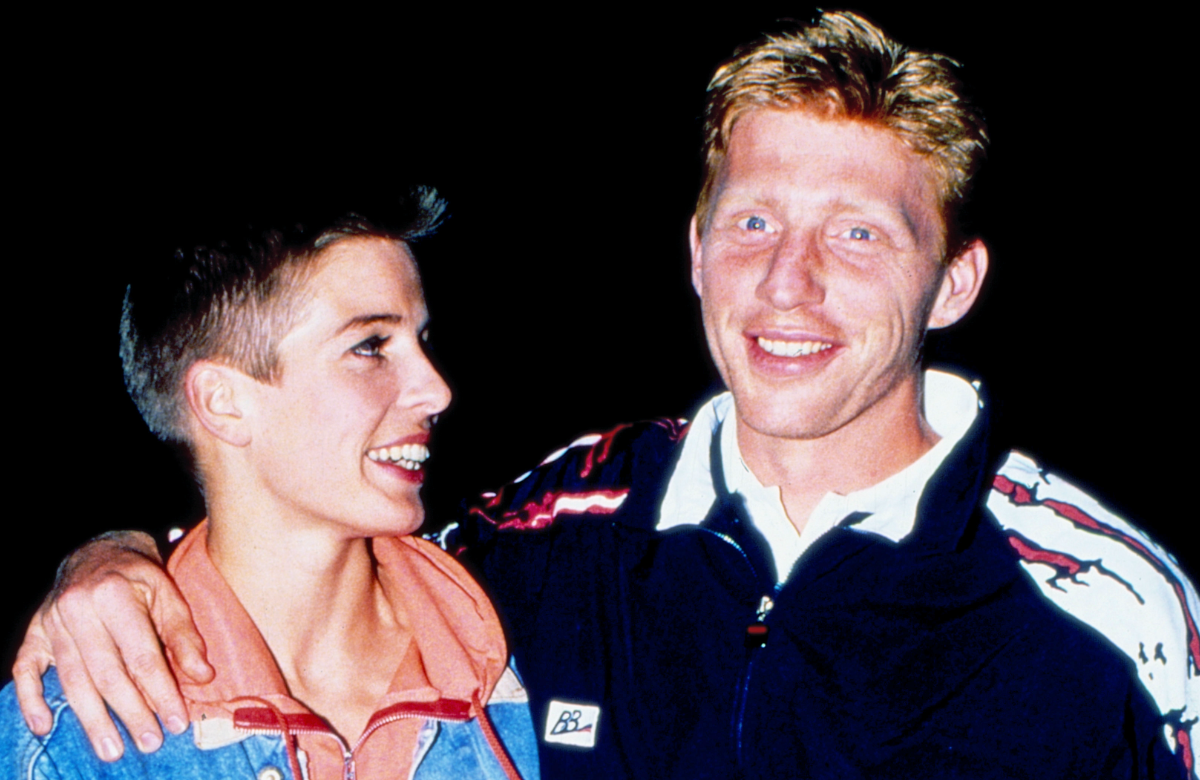 Karen Schultz und Boris Becker glücklich