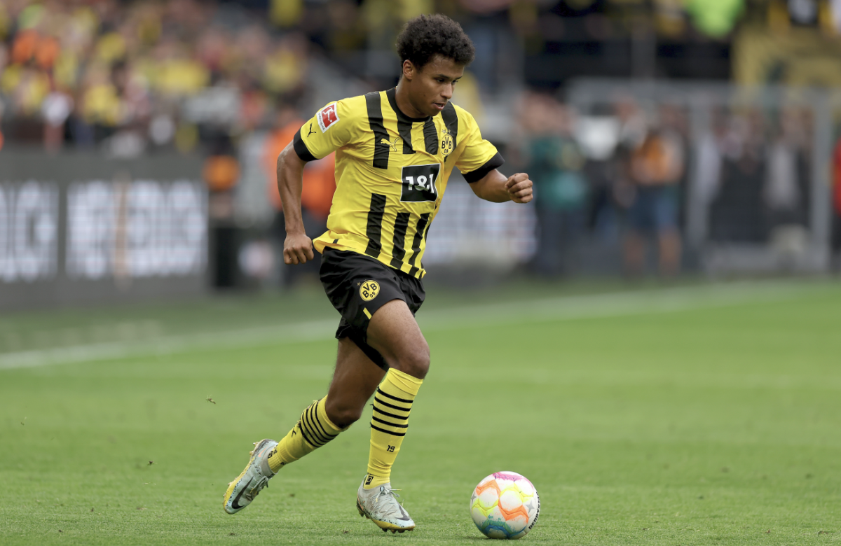 Karim Adeymi bei einem BVB-Spiel