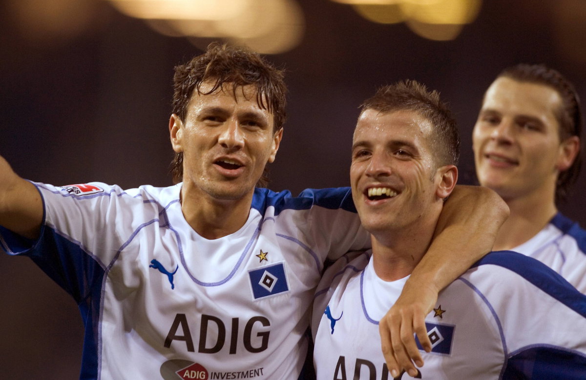 Khalid Boulahrouz und Rafael Van der Vaart beim HSV 2005