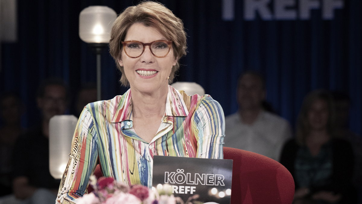 Bettina Böttinger beim "Kölner Treff"