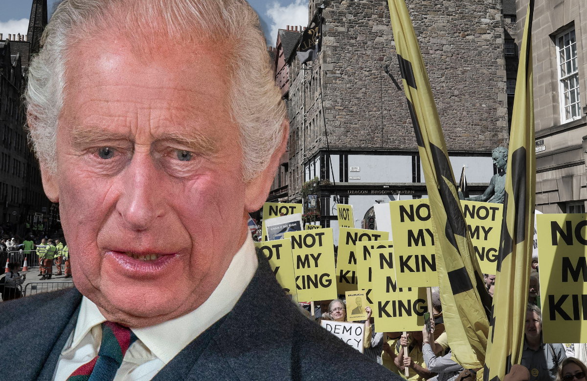 Bei der Schottland-Krönung von König Charles III. kam es erneut zu Protesten