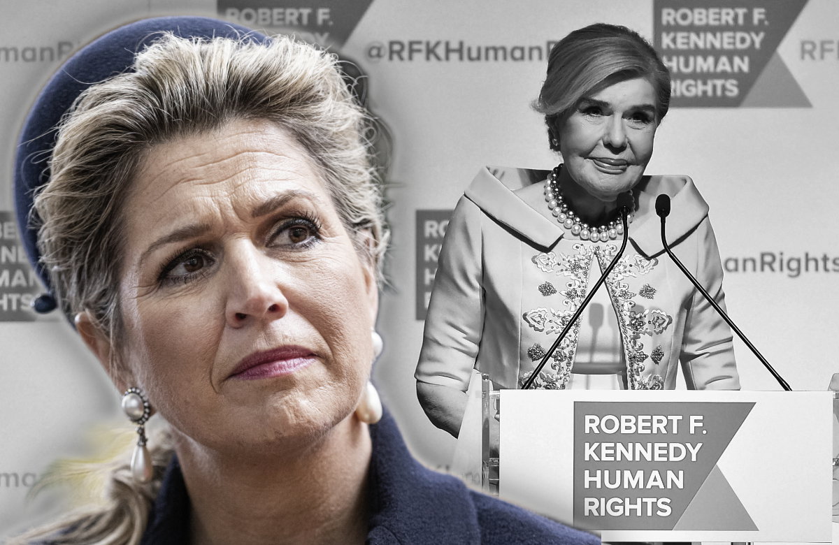 Königin Máxima und ihre Freundin Marianna Vardinoyannis.