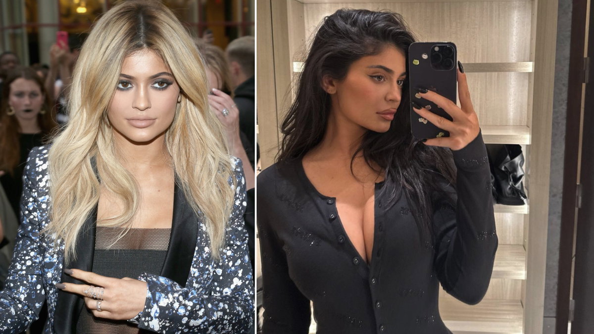 Kylie Jenner im Jahr 2015 und 2022
