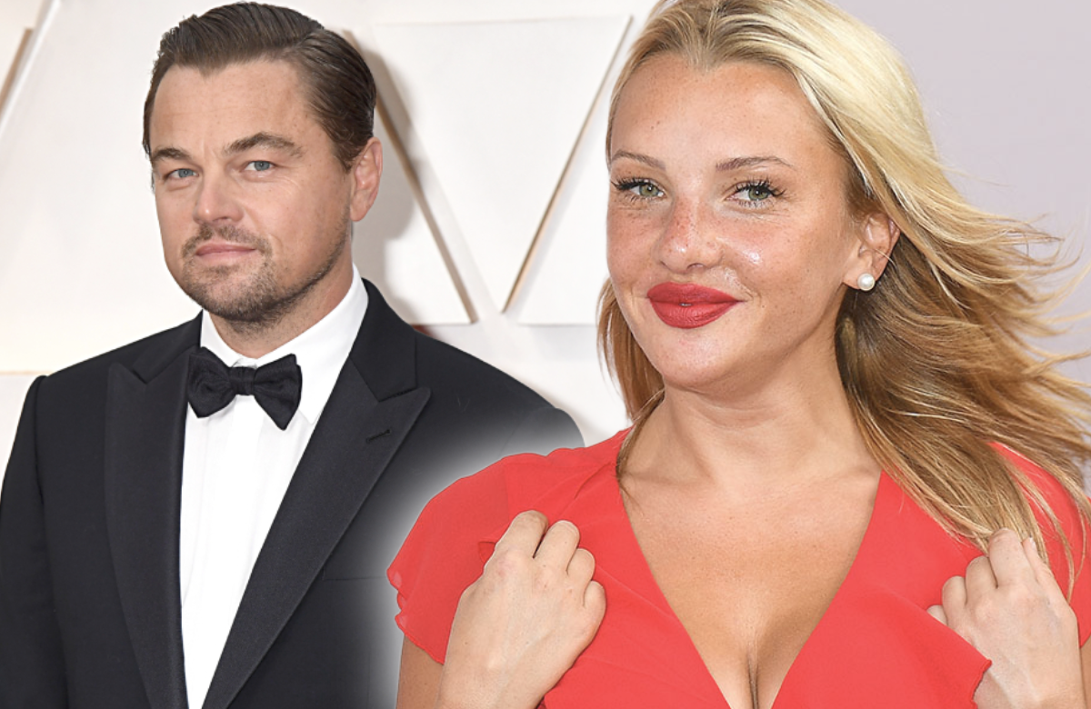 Leonardo DiCaprio und Evelyn Burdecki glücklich