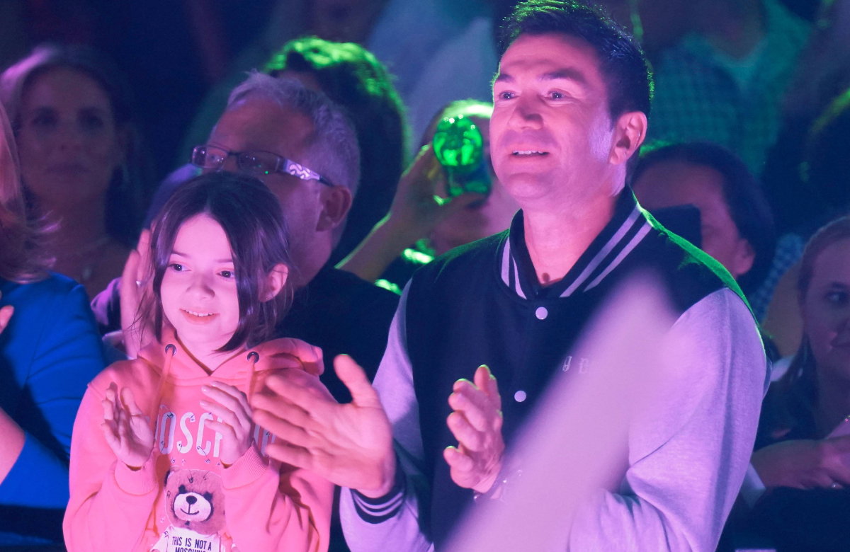 Sophia Cordalis und Lucas Cordalis im Publikum beim "Schlagerboom"