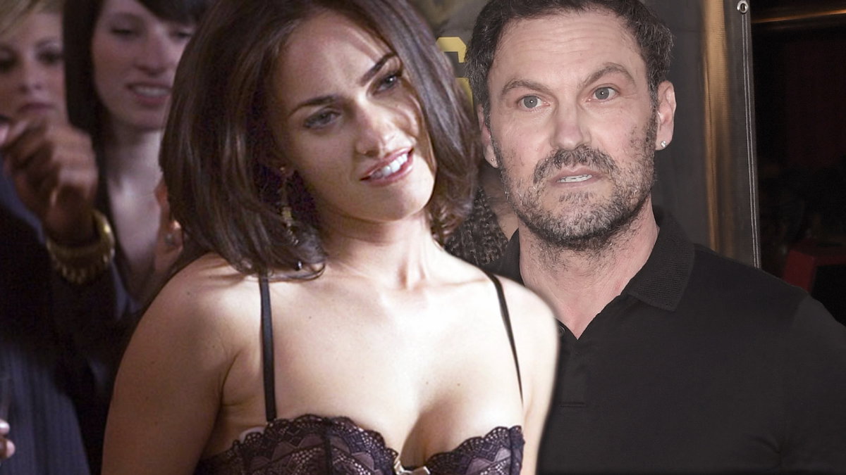 Megan Fox im BH, Brian Austin Green sieht ernst aus