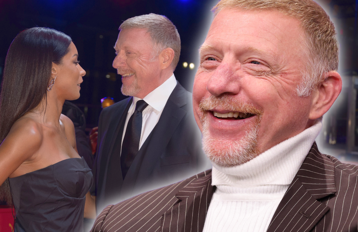 Lilian de Carvalho Monteiro und Boris Becker glücklich