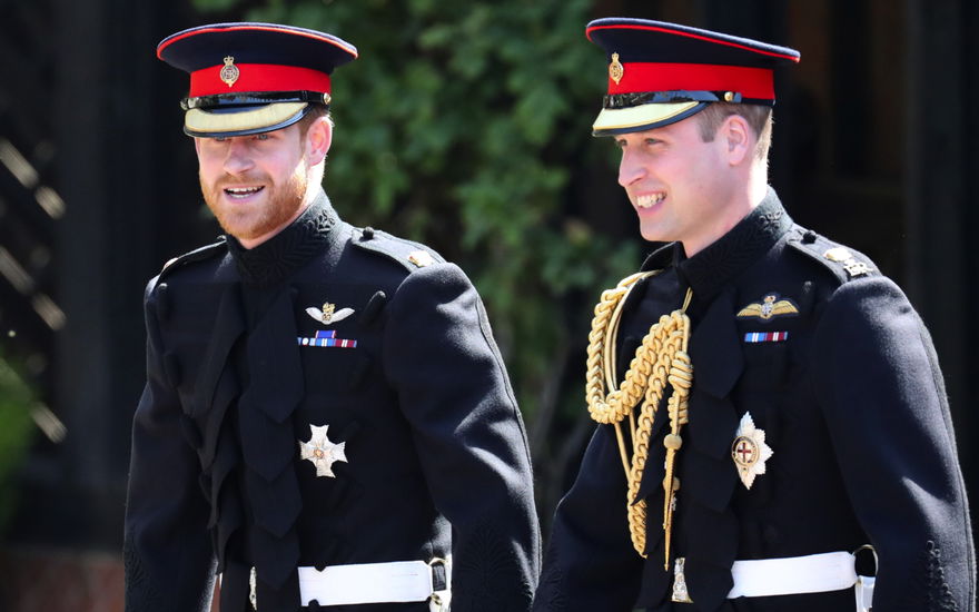 Prinz Harry und Prinz William, 2018.