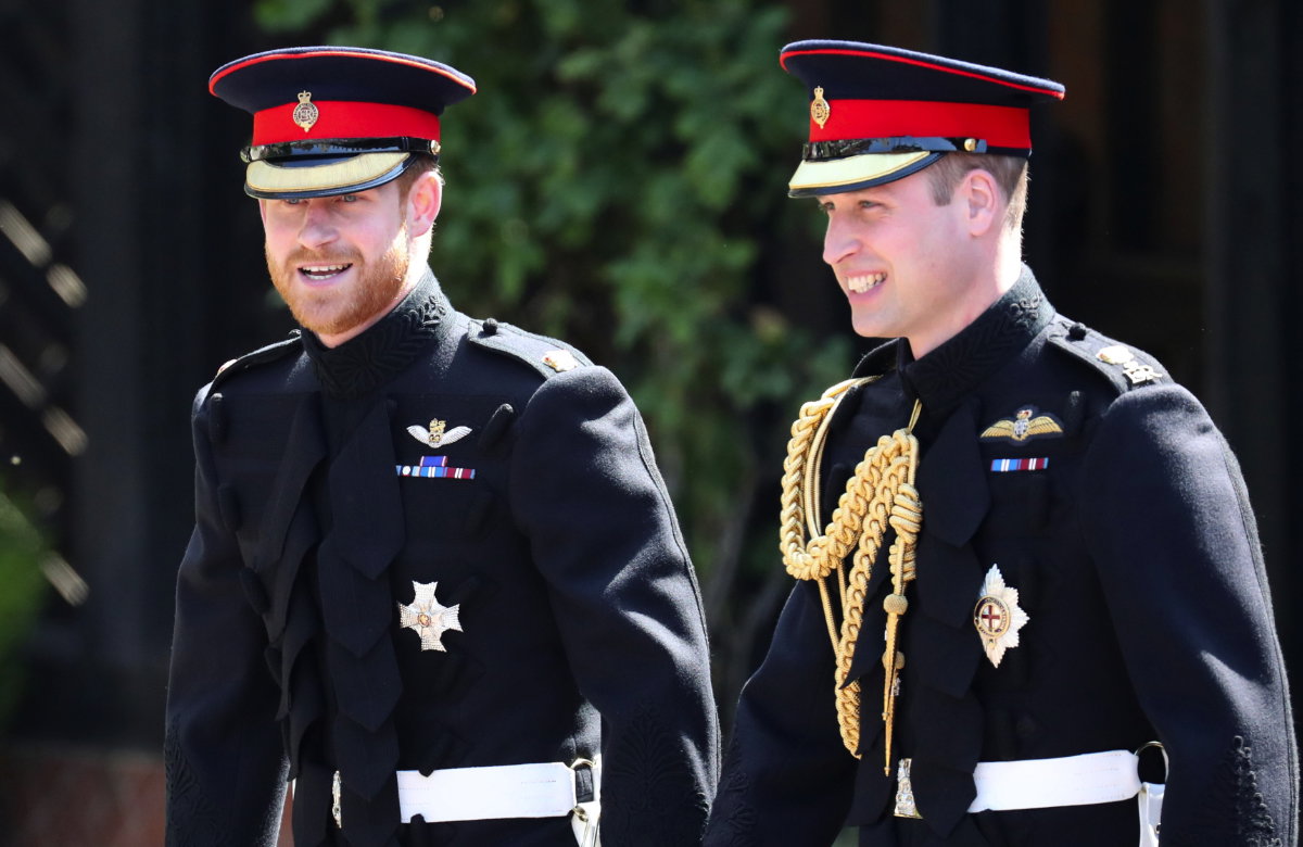 Prinz Harry und Prinz William, 2018.