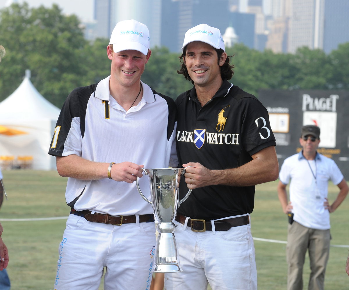 Prinz Harry und Nacho Figueras beim Polo-Spiel, 2010.