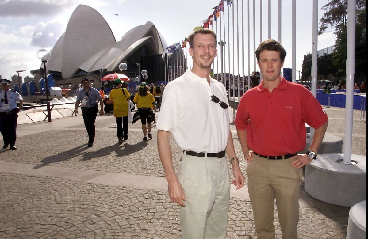 Prinz Joachim und Prinz Frederik im Jahr 200 in Sydney.