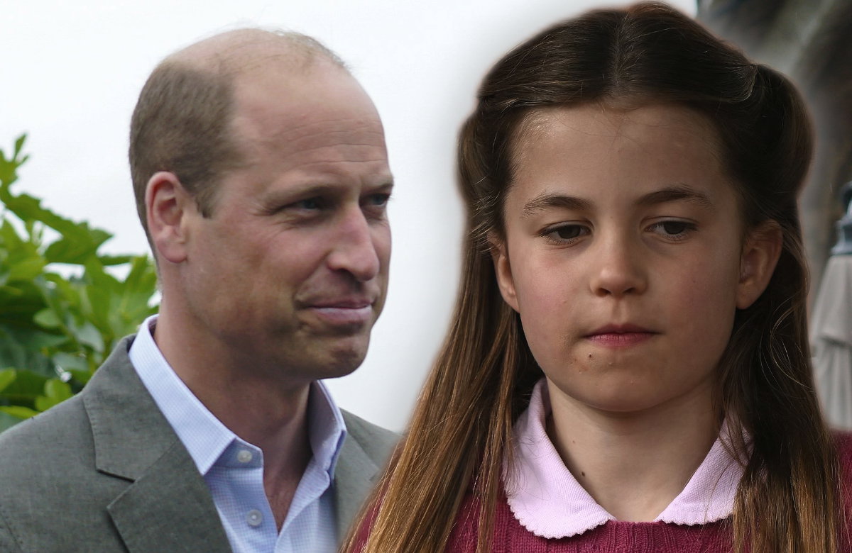 Prinz William und Prinzessin Charlotte.