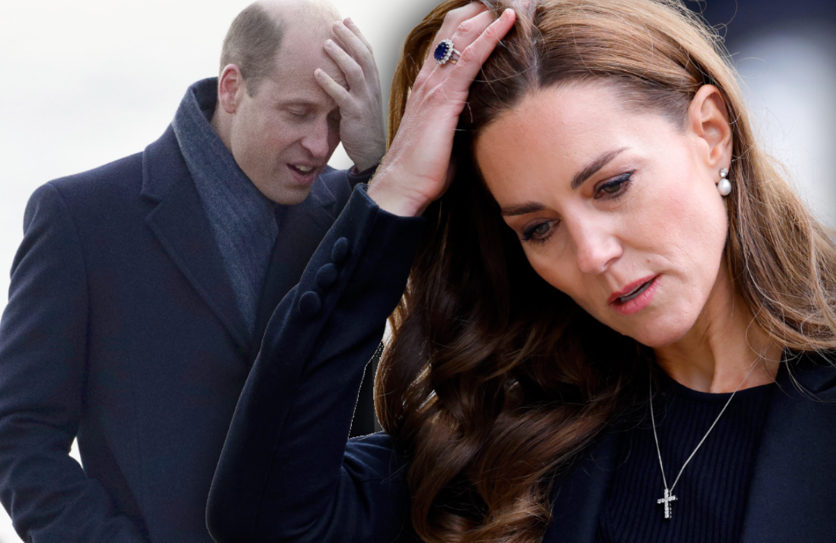 Prinzessin Kate und Prinz William niedergeschlagen