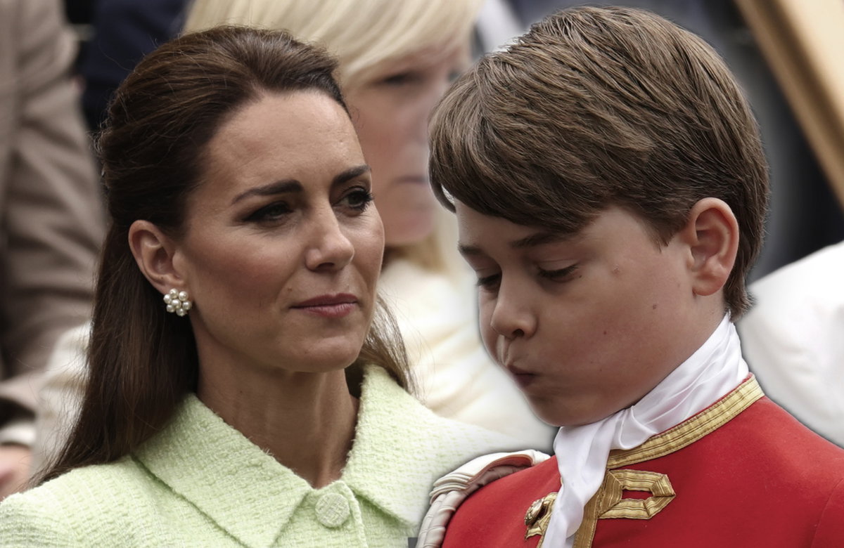 Prinzessin Kate und ihr Sohn Prinz George.