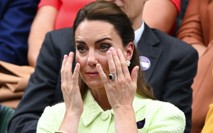 Prinzessin Kate weint in Wimbledon.