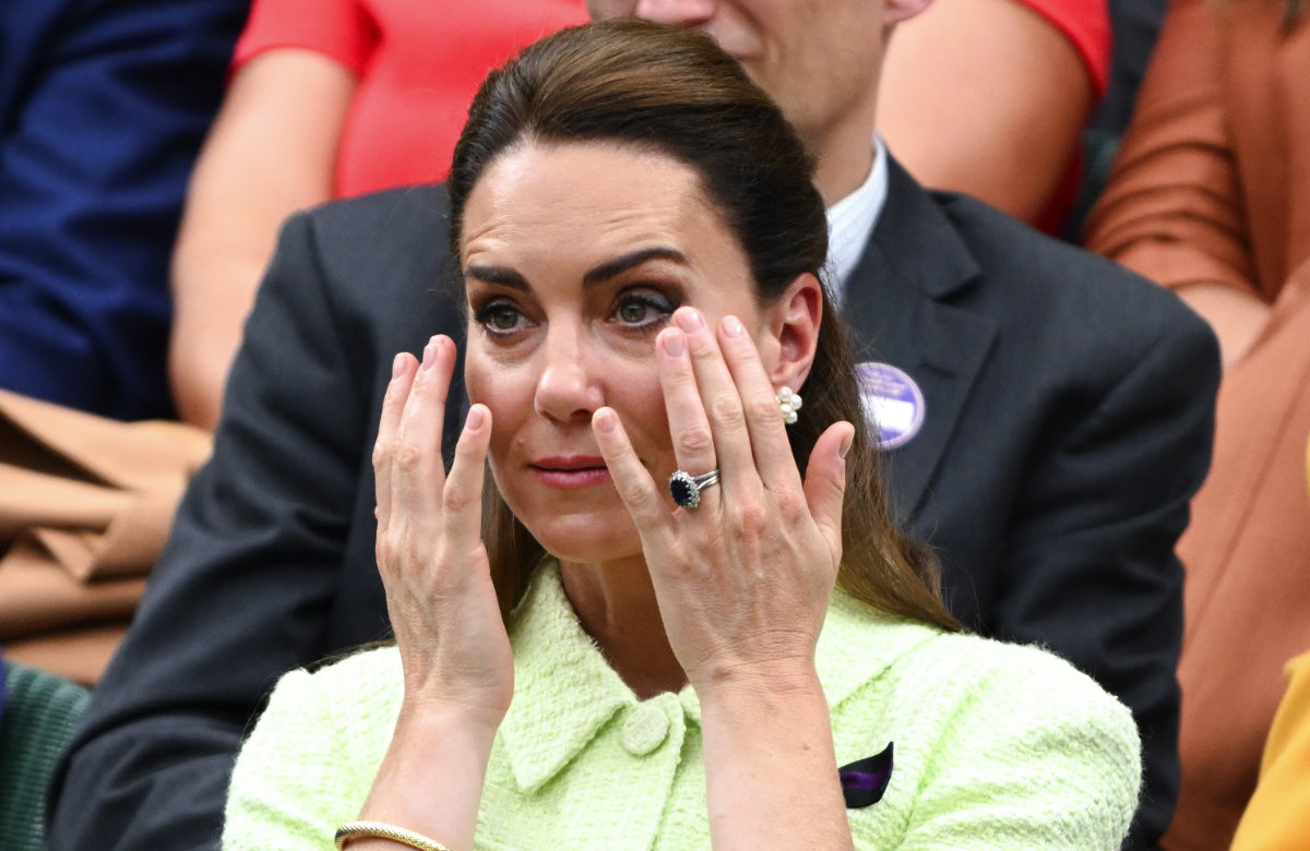Prinzessin Kate weint in Wimbledon.