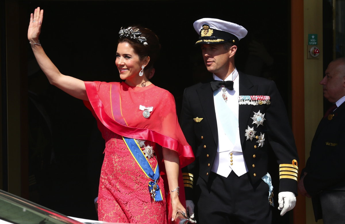 Prinzessin Mary und Prinz Frederik in Stockholm.