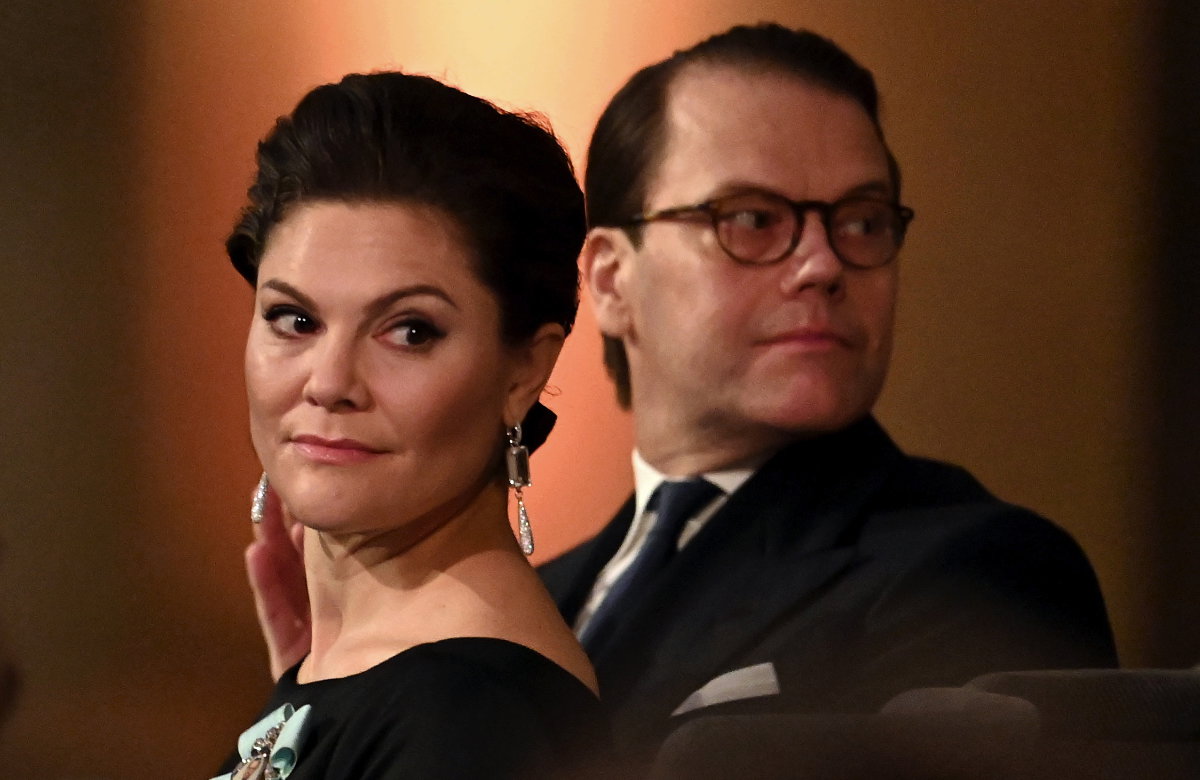 Prinzessin Victoria und Prinz Daniel, ernst.