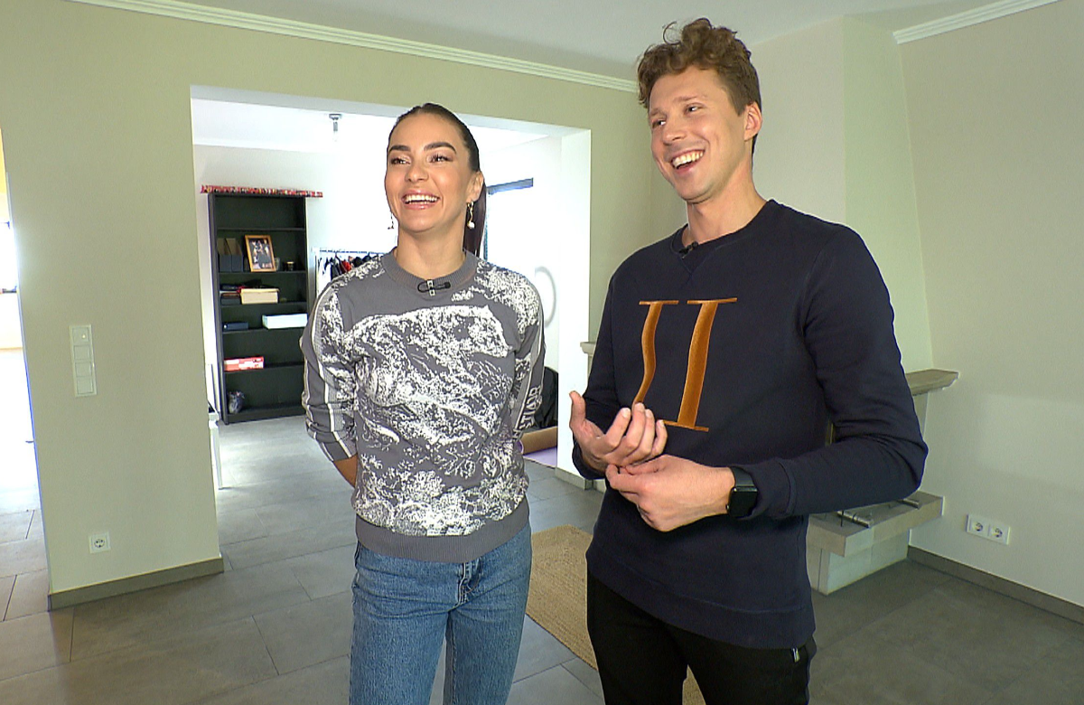 Renata und Valentin Lusin bei "Guidos Deko Queen"