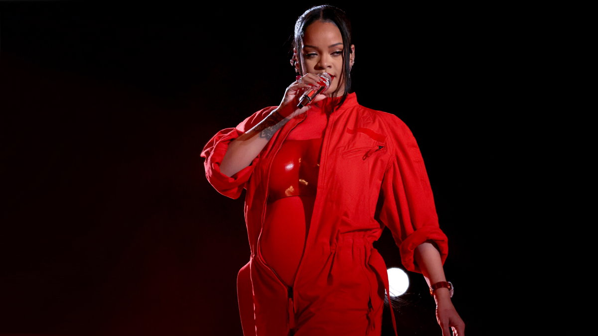 Rihanna beim Super Bowl 2023