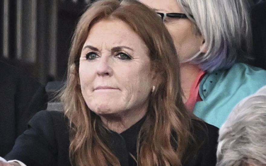 Sarah Ferguson sieht angestrengt aus