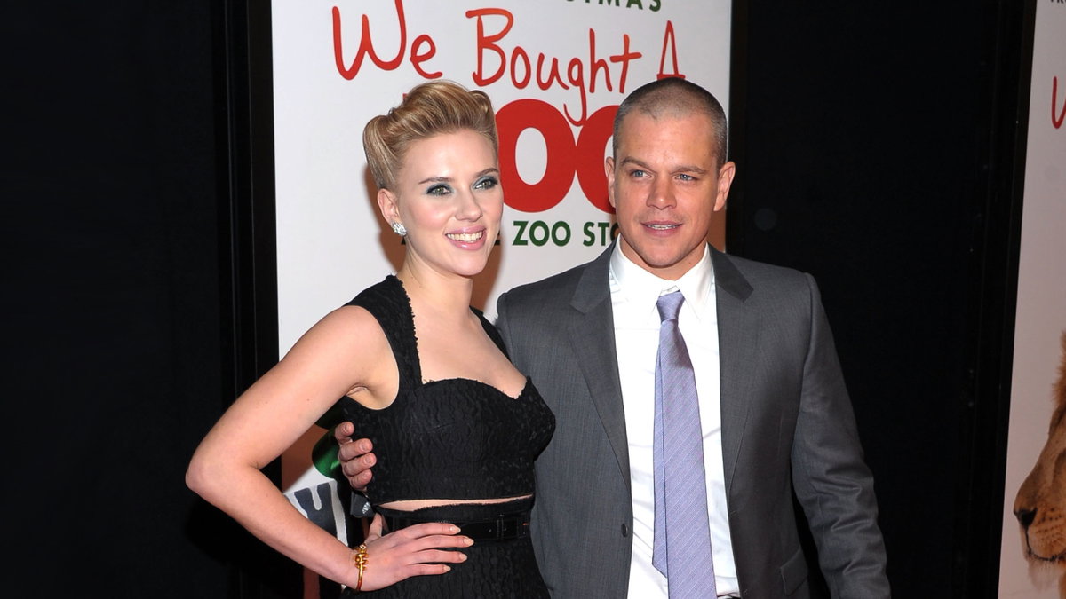 Scarlett Johansson und Matt Damon bei der Premiere zu "Wir kaufen einen Zoo"