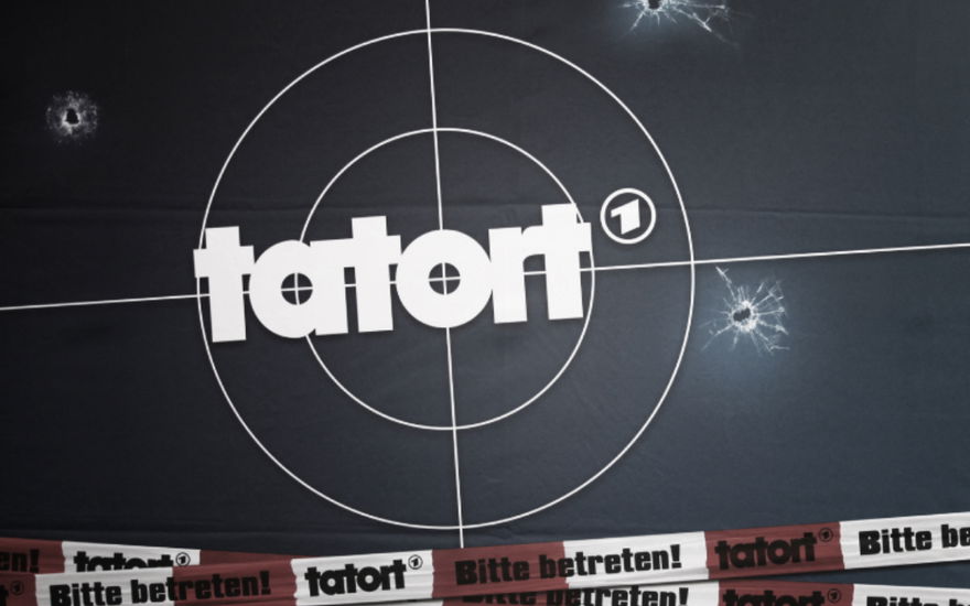 Graues "Tatort"-Logo