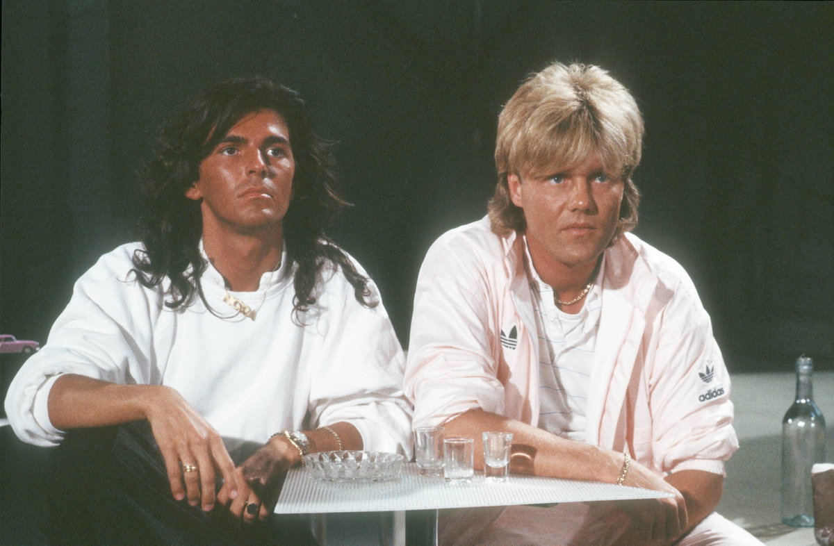 Thomas Anders und Dieter Bohlen im Mai 1987