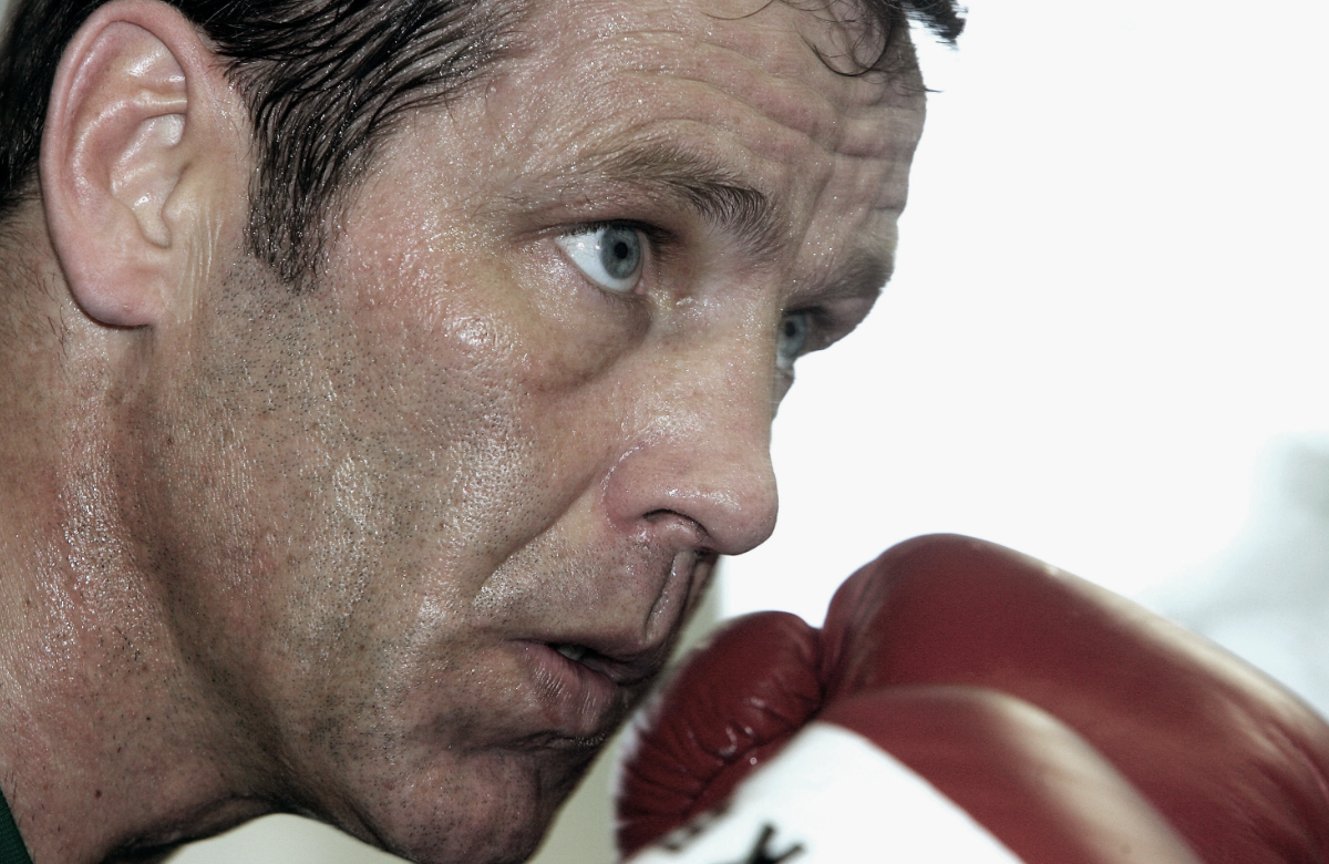 Boxer Henry Maske ernst
