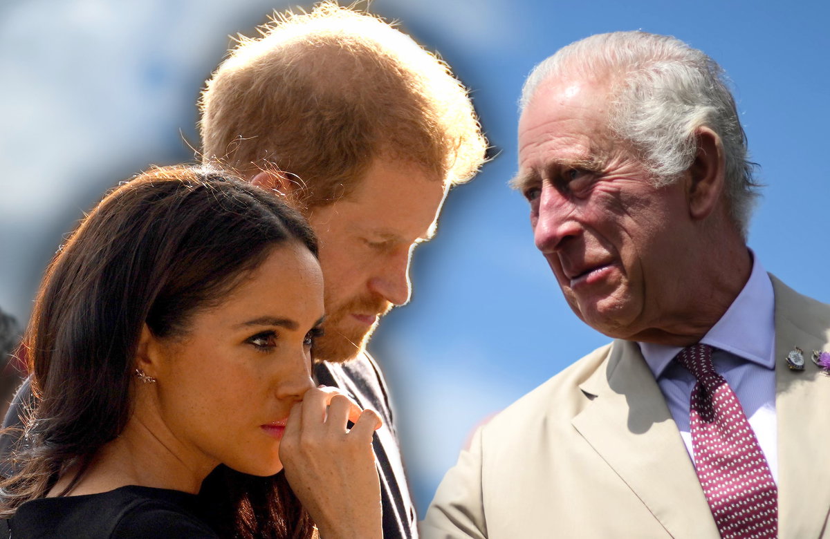 Herzogin Meghan, Prinz Harry und König Charles III.