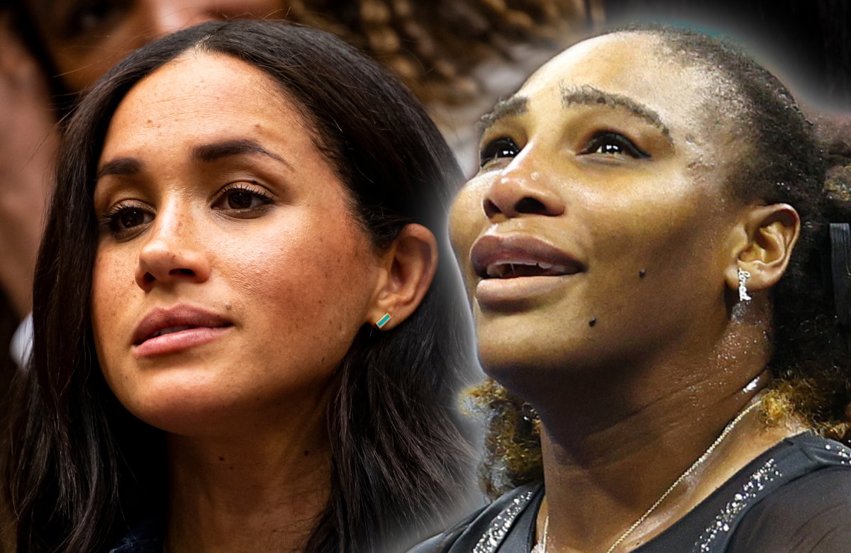 Herzogin Meghan und Serena Williams.