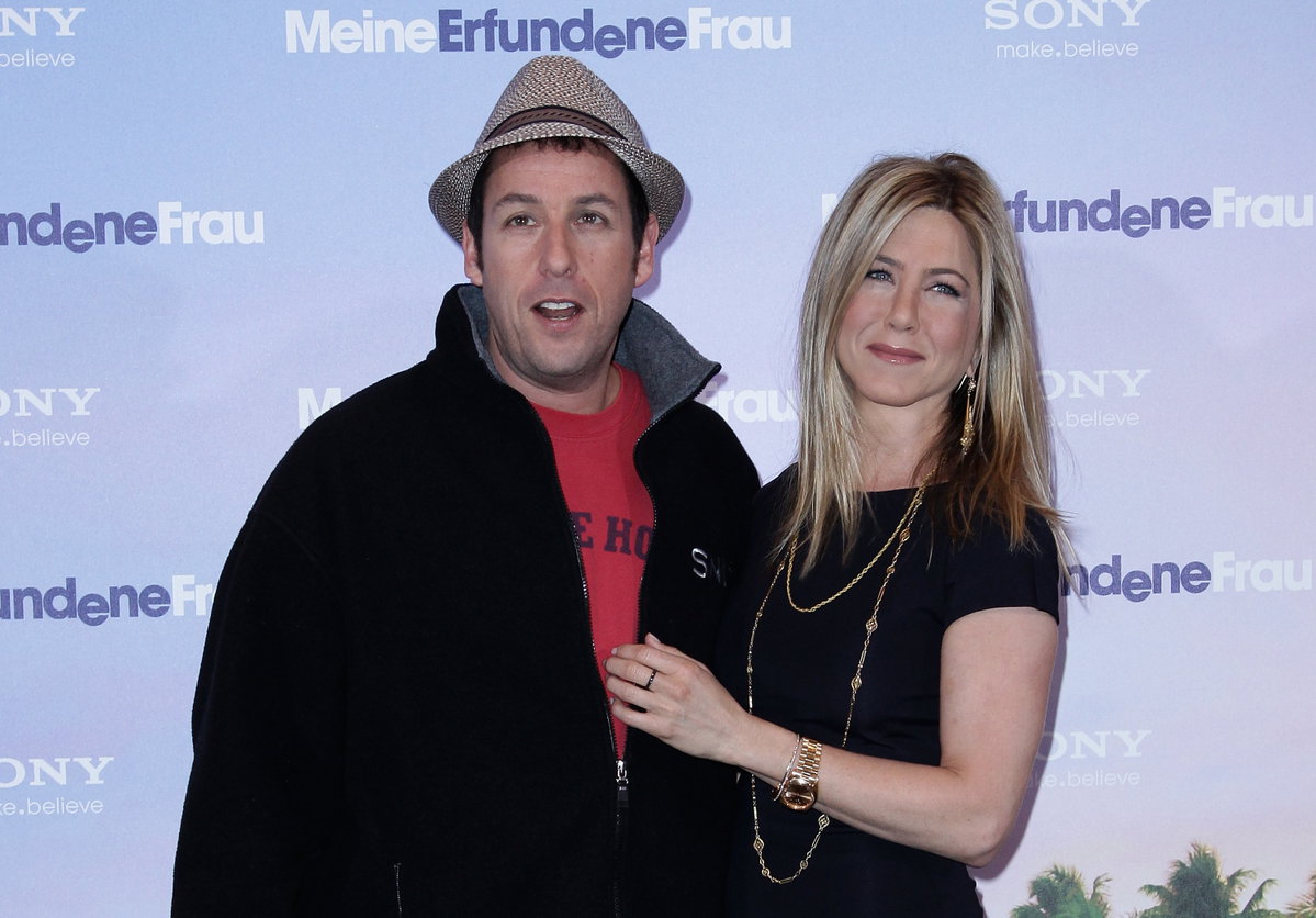 Jennifer Aniston und Adam Sandler, 2011.