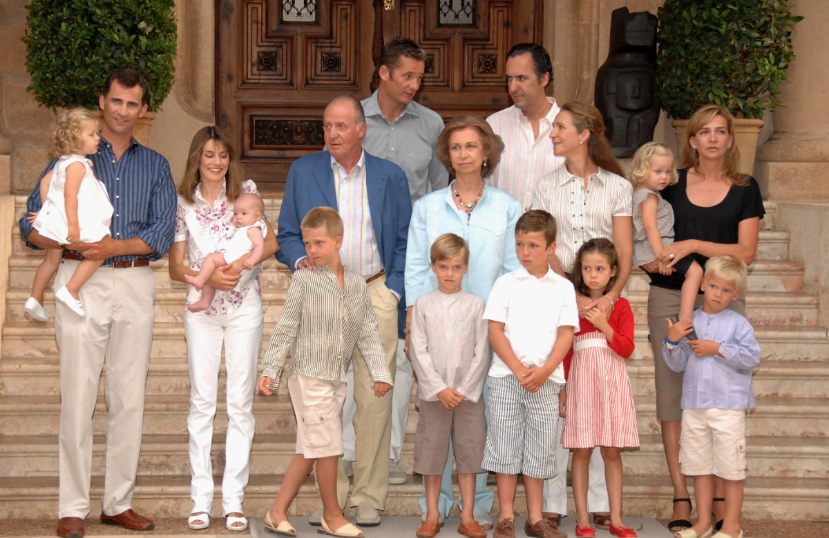 Die spanische Königsfamilie.