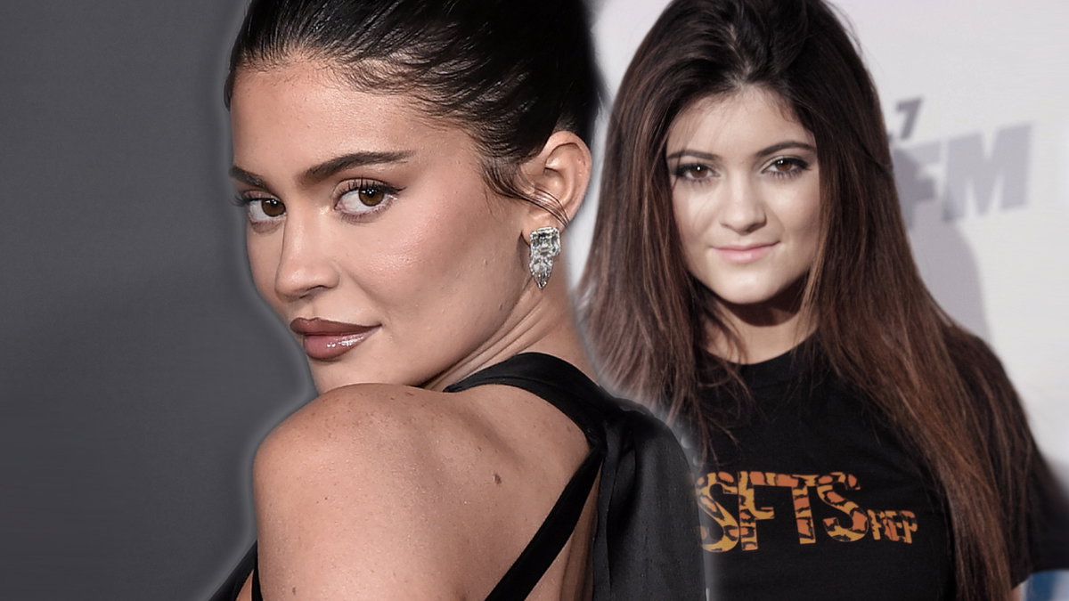 Kylie Jenner heute und im Jahr 2012